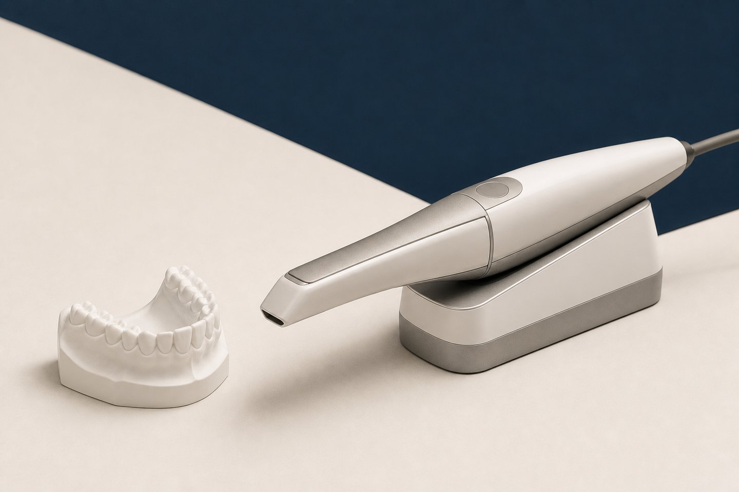Escáner intraoral para registros digitales de ortodoncia